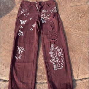 shein straight leg jeans!